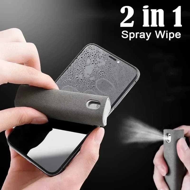 Spray do czyszczenia ekranów mikrofibra, bez płynu 📱💻