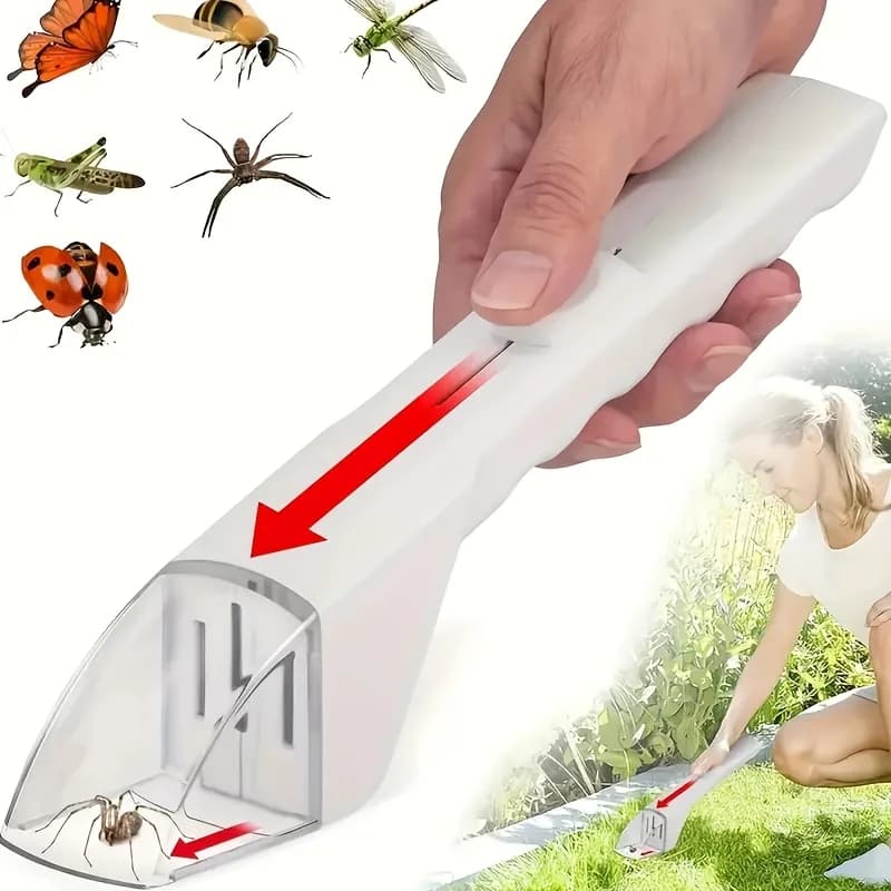 Przenośny, ręczny łapacz owadów, idealny na pszczoły, pająki i małe gady 🕷️